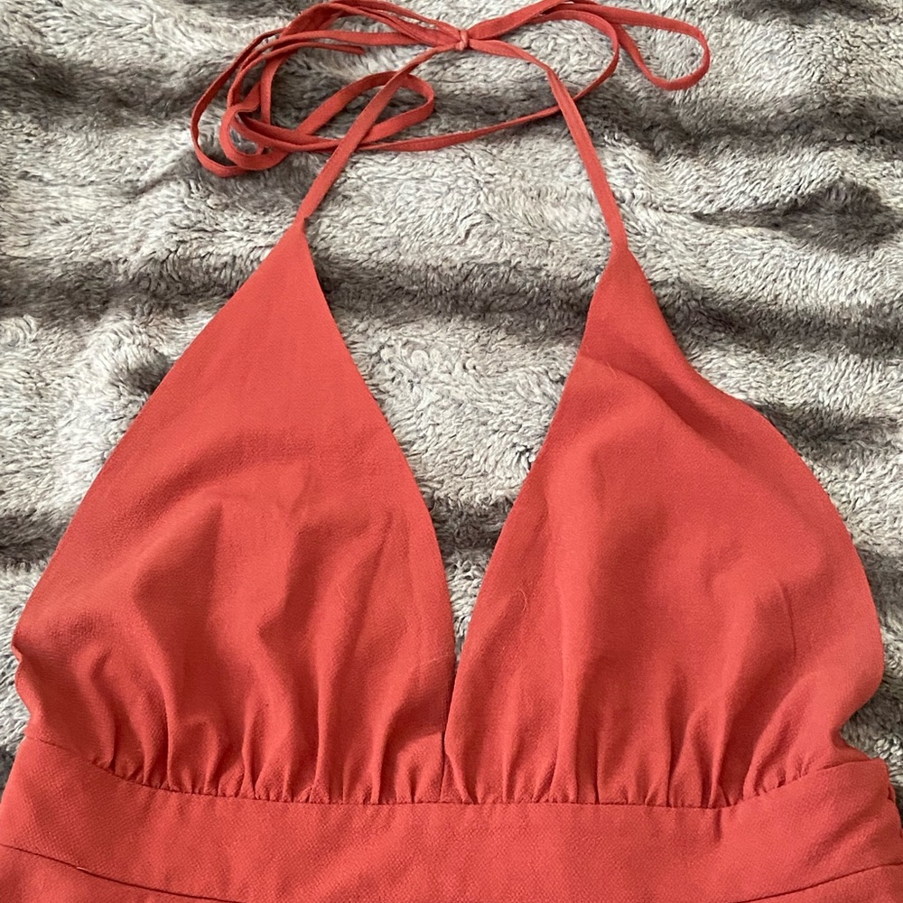 Dark Mauve Charlotte Russe jumpsuit Size XL